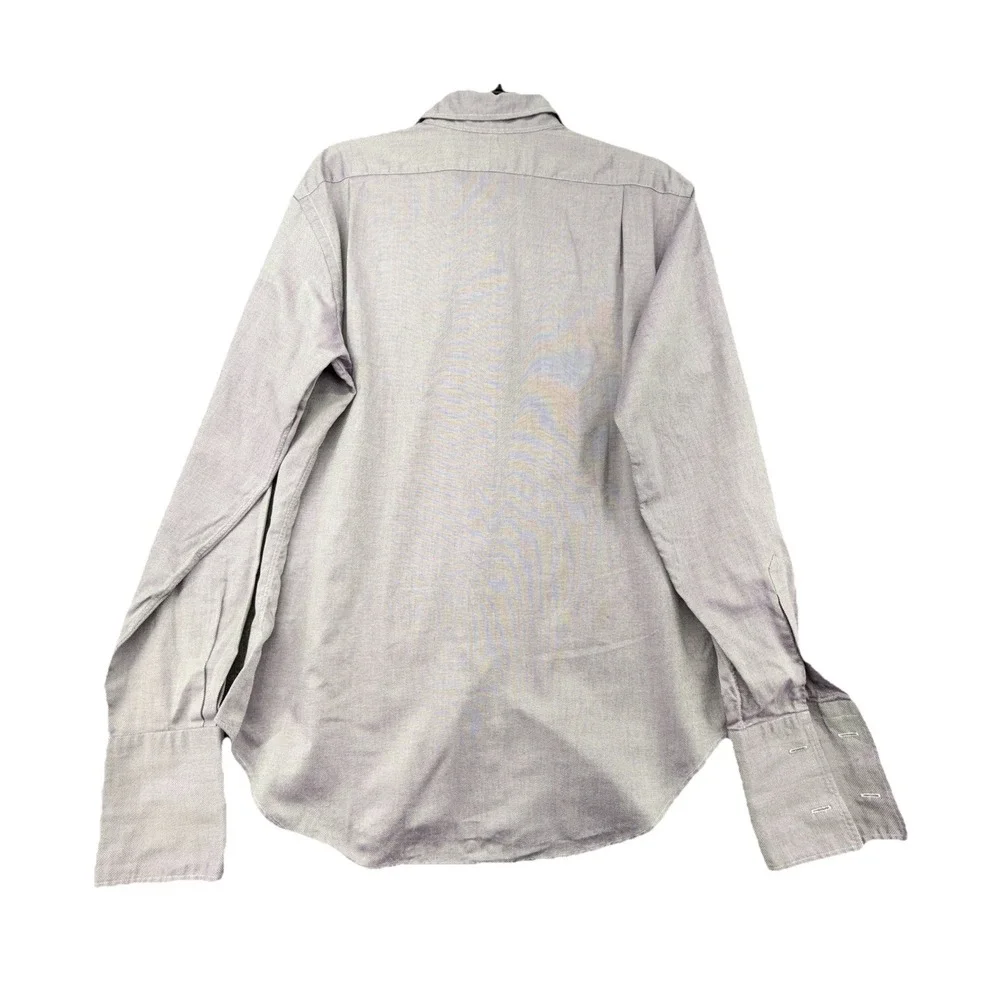 Vintage Polo Ralph Lauren Mens 15 35 Knit Purple Oxford Satin Effect‎